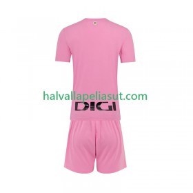 Jalkapallo Pelipaidat/Peliasut Athletic Bilbao Maalivahti Lasten Vieraspaita 2025-2026 Lyhythihainen